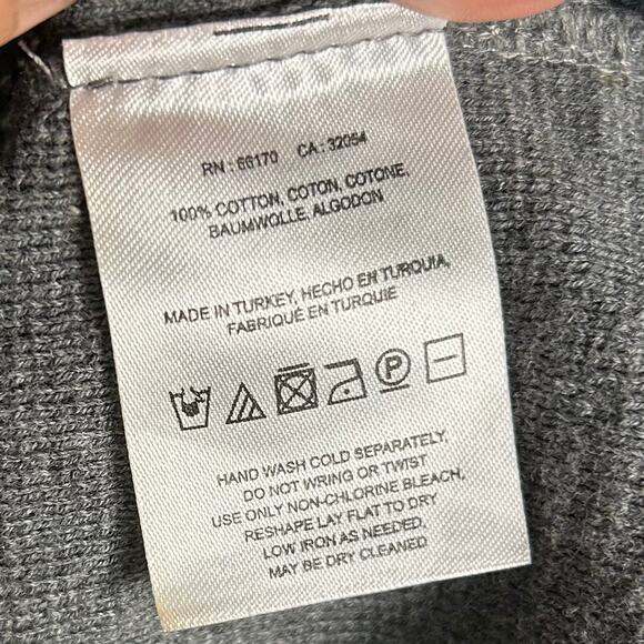 Anthropologie Moth sweater small gray metallic fairy holiday royal cotton - Picture 10 of 10